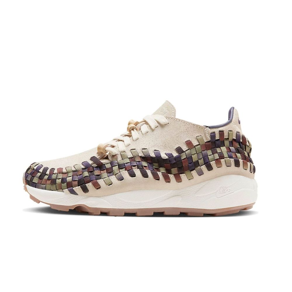 NIKE 耐吉 【NIKE】NIKE AIR FOOTSCAPE WOVEN 女鞋 休閒鞋 彩色編織 米白-FV3615191