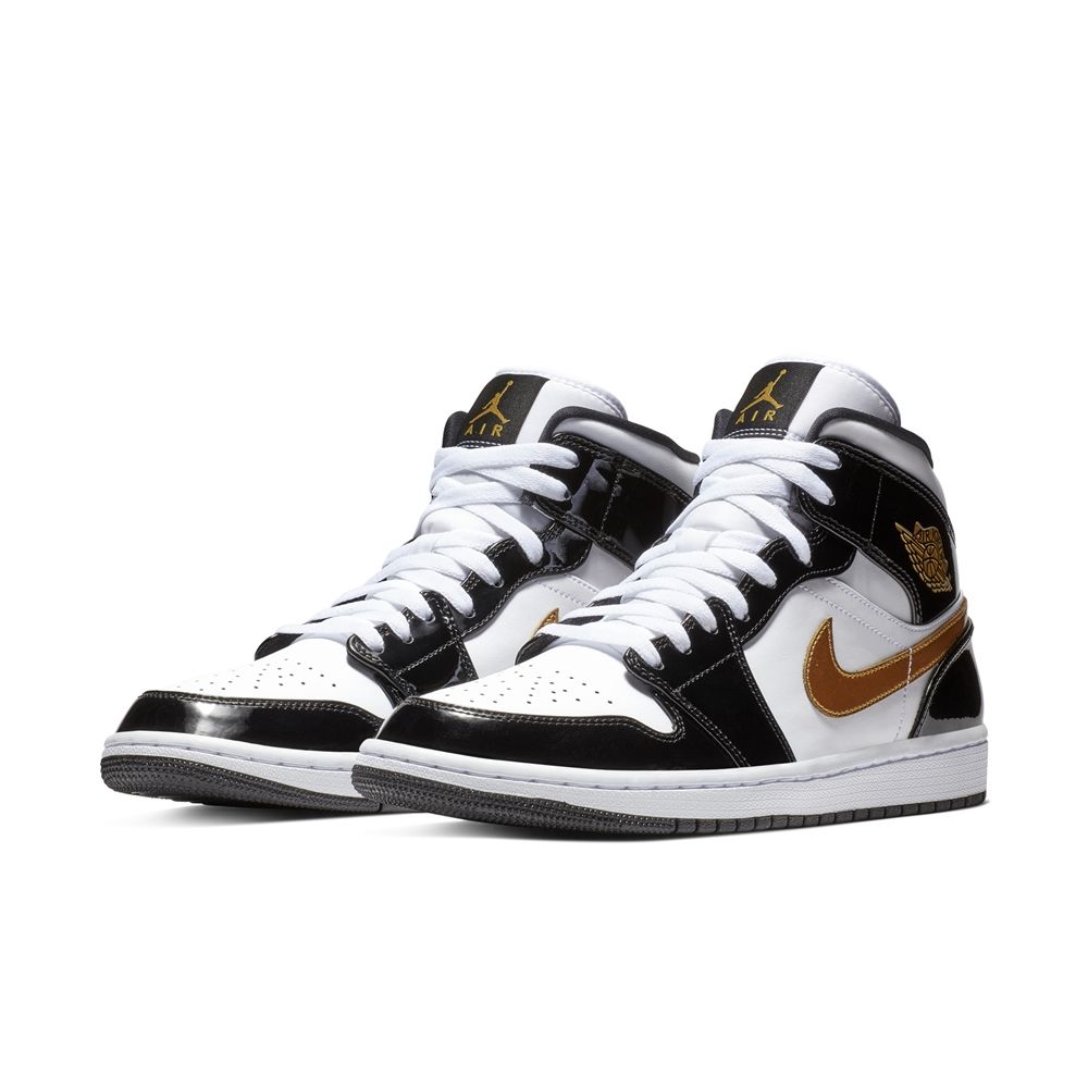 NIKE】AIR JORDAN 1 MID SE 男鞋籃球鞋黑白金-852542007 - PChome 24h購物