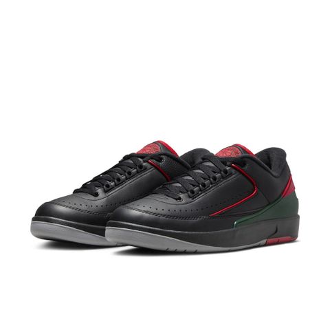 【NIKE】AIR JORDAN 2 RETRO LOW 男鞋 籃球鞋 黑紅綠-DV9956006