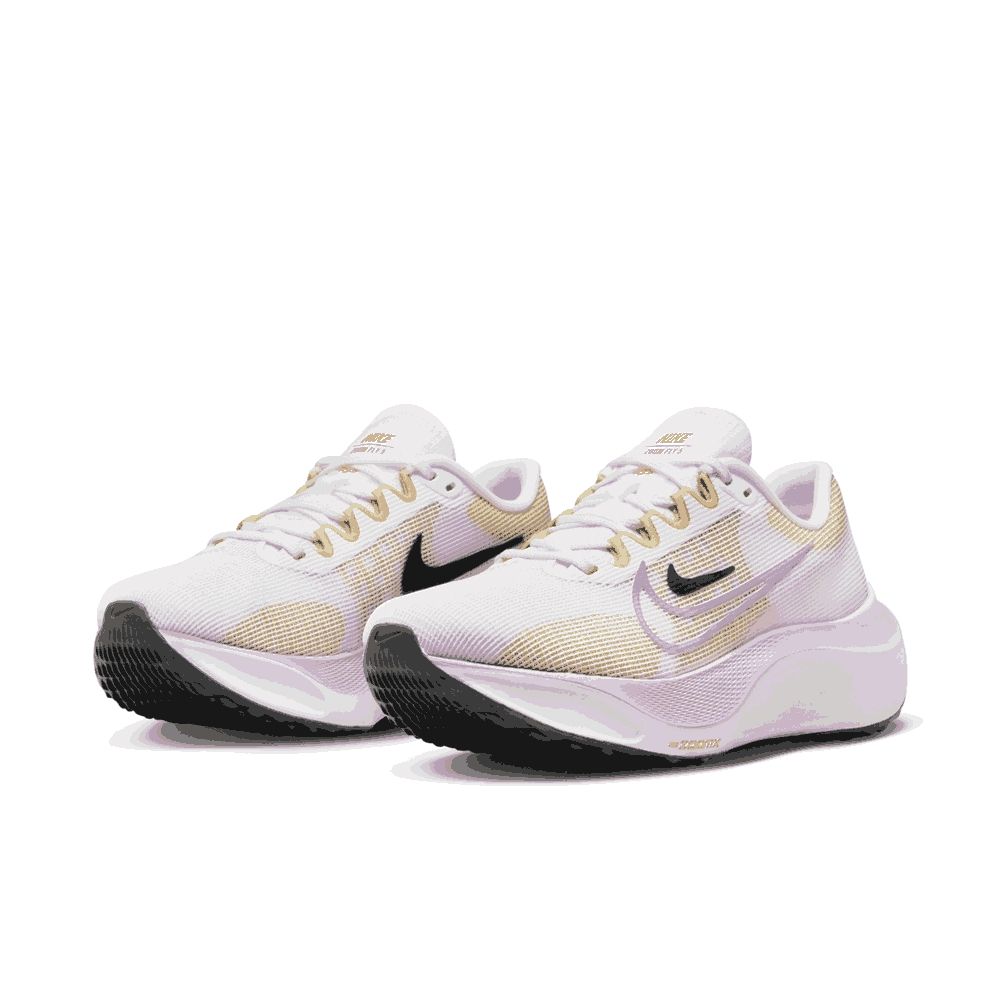  【NIKE】WMNS ZOOM FLY 5 女鞋 跑步鞋 白粉-DM8974100