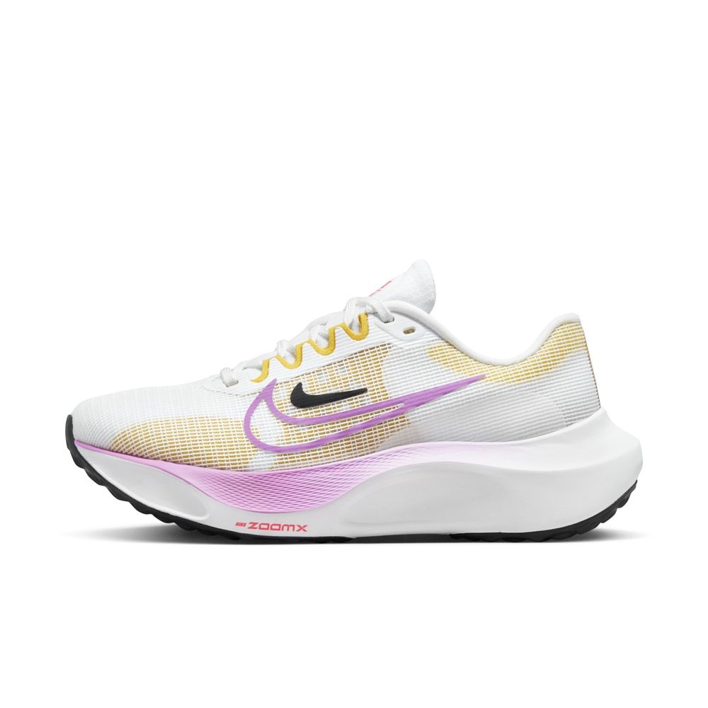  【NIKE】WMNS ZOOM FLY 5 女鞋 跑步鞋 白粉-DM8974100