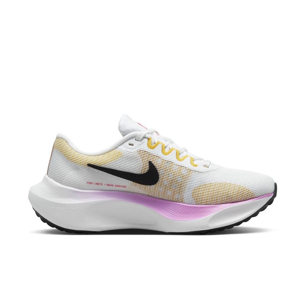  【NIKE】WMNS ZOOM FLY 5 女鞋 跑步鞋 白粉-DM8974100