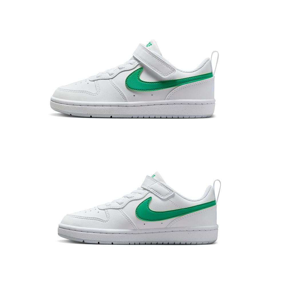 NIKE 耐吉 COURT BOROUGH LOW RECRAFT PS 童鞋 中大童鞋 休閒鞋 白綠-DV5457109