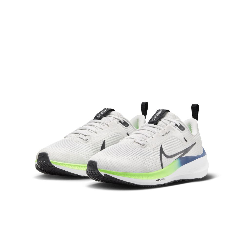  【NIKE】NIKE AIR ZOOM PEGASUS 40 GS 童鞋 大童鞋 女鞋 跑步鞋 白藍綠-DX2498006