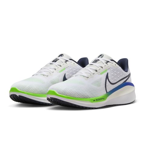 【NIKE】NIKE VOMERO 17 男鞋 跑步鞋 白藍綠-FB1309100