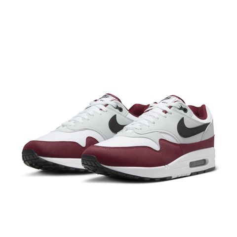 NIKE 耐吉 【NIKE】NIKE AIR MAX 1 男鞋 休閒鞋 酒 紅白-FD9082106