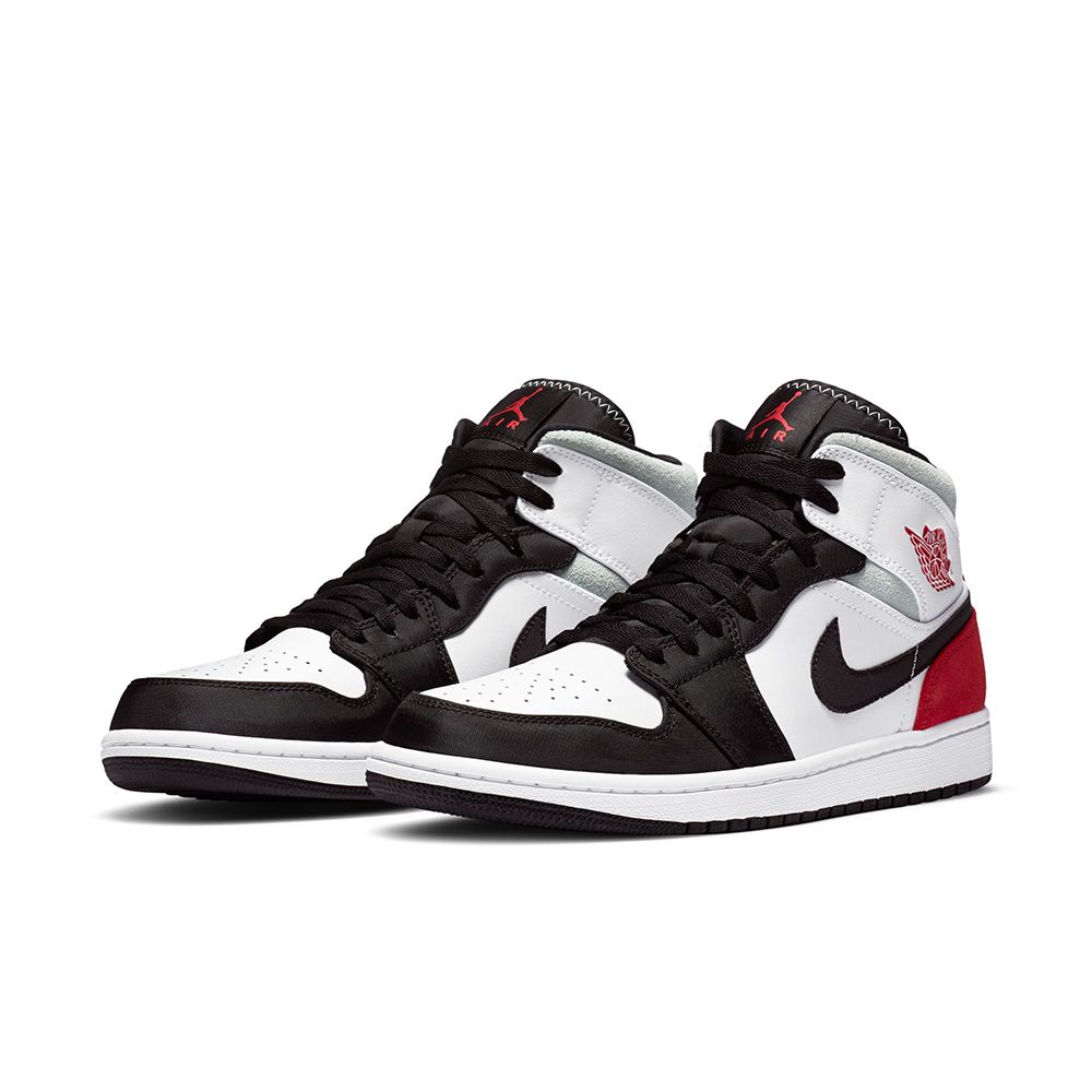  【NIKE】AIR JORDAN 1 MID SE 男鞋 籃球鞋 黑白紅-852542100