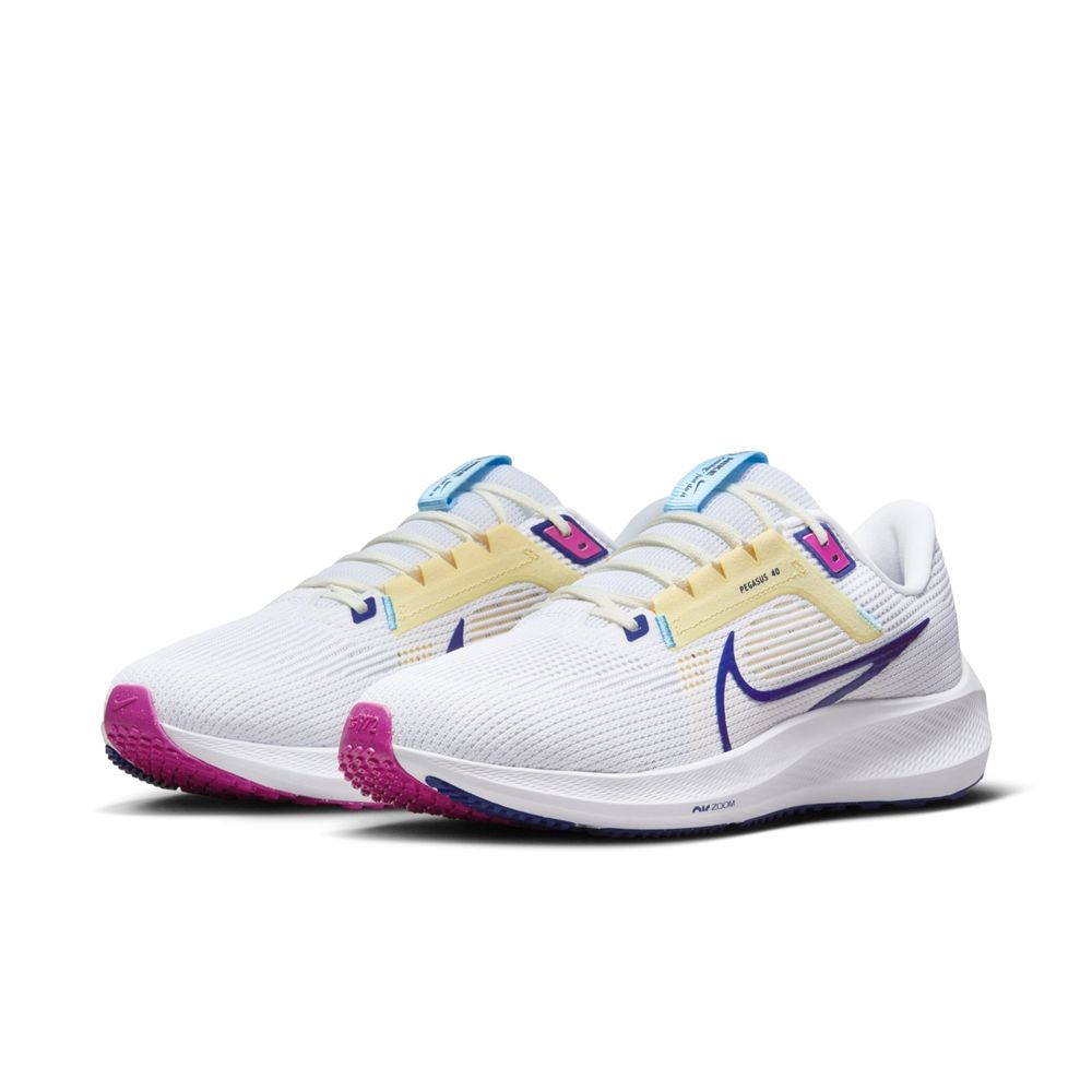  【NIKE】AIR ZOOM PEGASUS 40 男鞋 跑步鞋 白彩-DV3853105