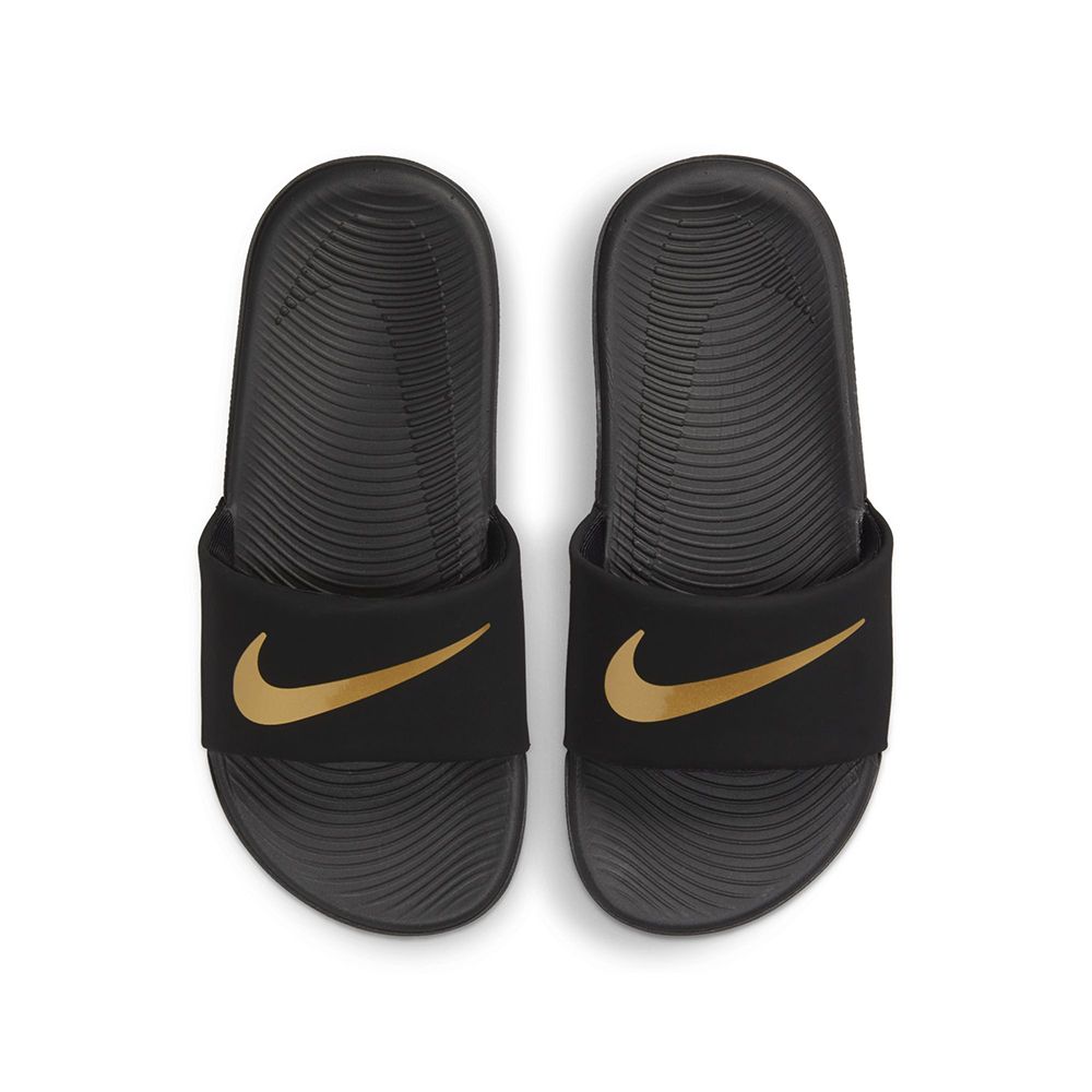 NIKE 耐吉 【NIKE】NIKE KAWA SLIDE (GS/PS) 拖鞋 童鞋 中童 大童 女鞋 休閒鞋 黑金-819352003