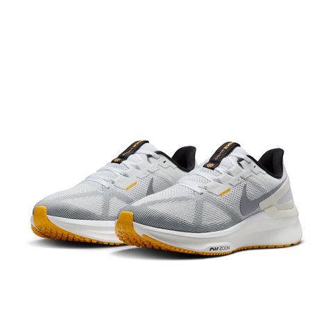 NIKE 耐吉 NIKE AIR ZOOM STRUCTURE 25 男鞋 跑步鞋 灰黃色-DJ7883110