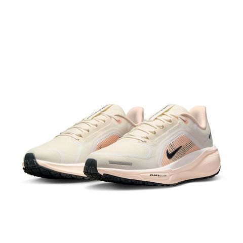 NIKE 耐吉 W AIR ZM PEGASUS 41 GTX 女鞋 跑步鞋 米色/粉橘 反光-FQ1357100