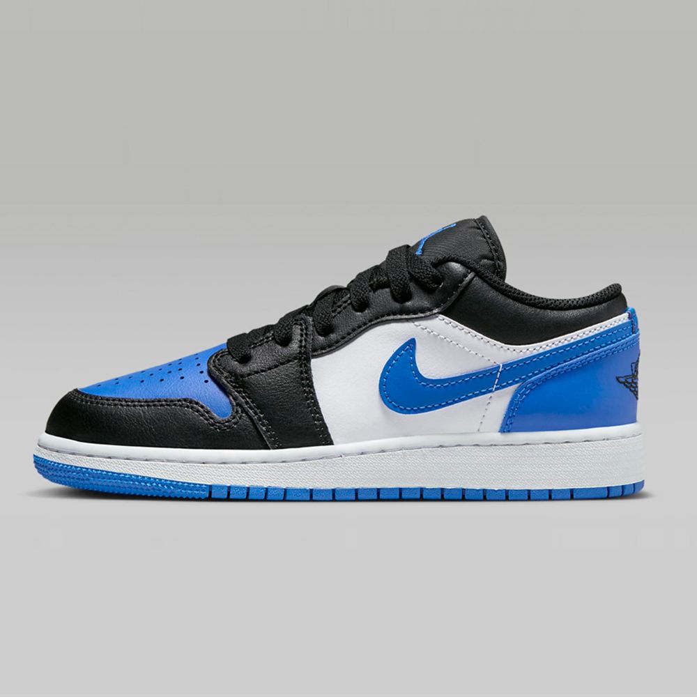  【NIKE】AIR JORDAN 1 LOW GS 童鞋 大童 女鞋 籃球鞋 藍白黑-553560140