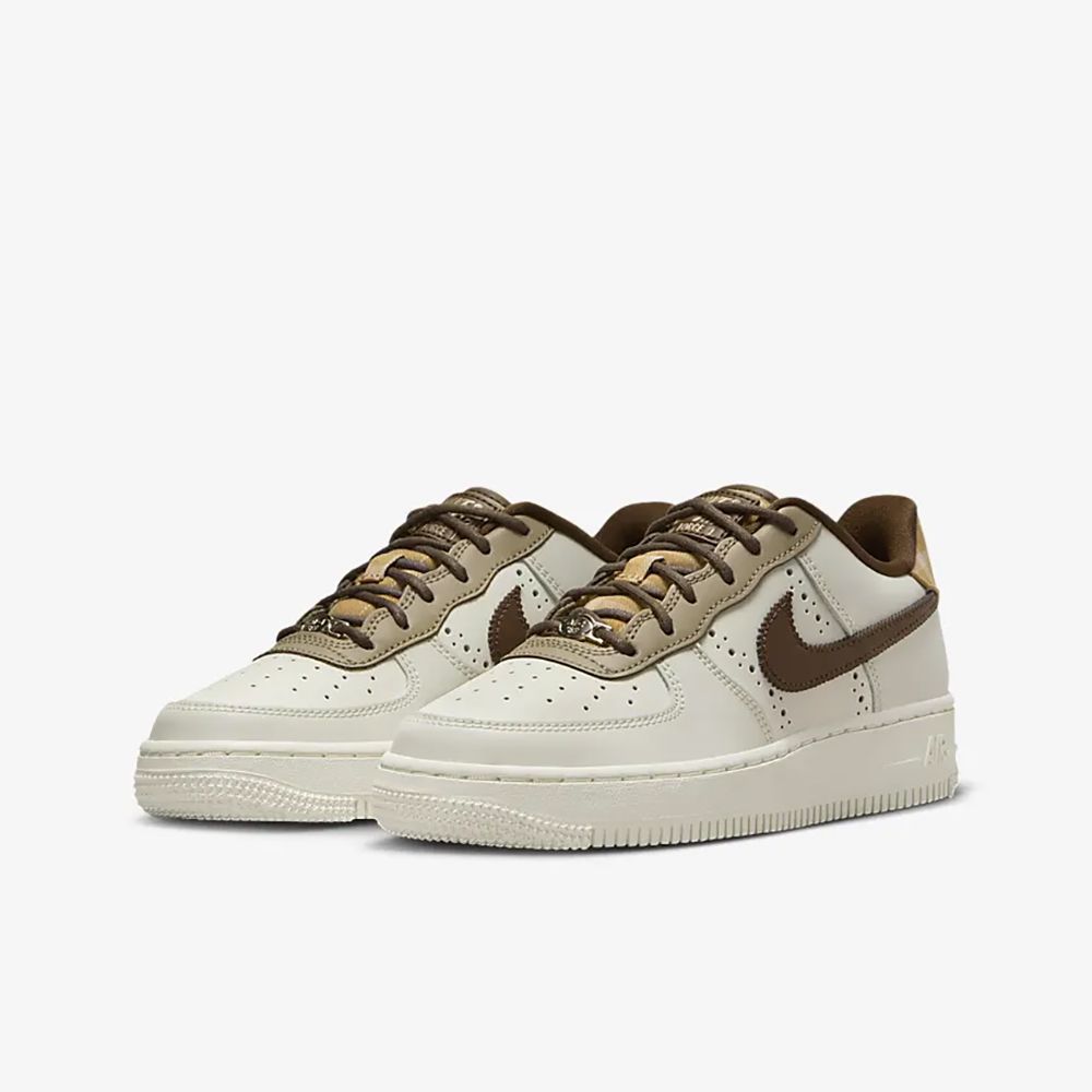 NIKE】AIR FORCE 1 LV8 GS 童鞋大童女鞋休閒鞋白咖-FV3702121 - PChome