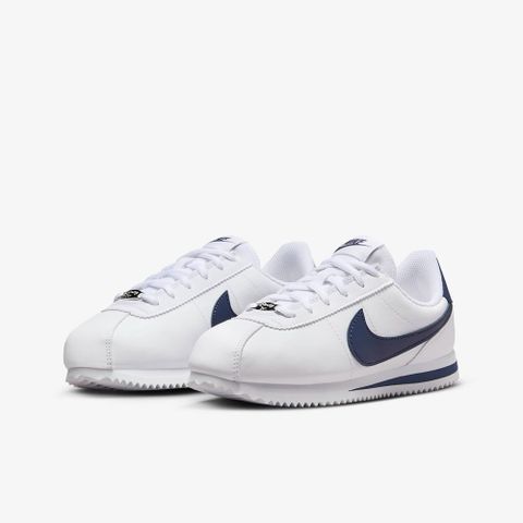 NIKE 耐吉 【NIKE】CORTEZ BASIC SL GS 童鞋 大童 女鞋 休閒鞋 白藍-904764106