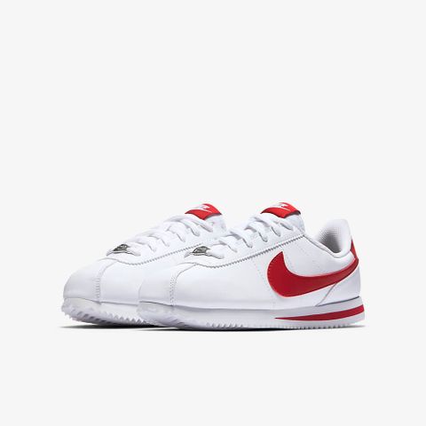 NIKE 耐吉 【NIKE】CORTEZ BASIC SL GS 童鞋 大童 女鞋 休閒鞋 白紅-904764101