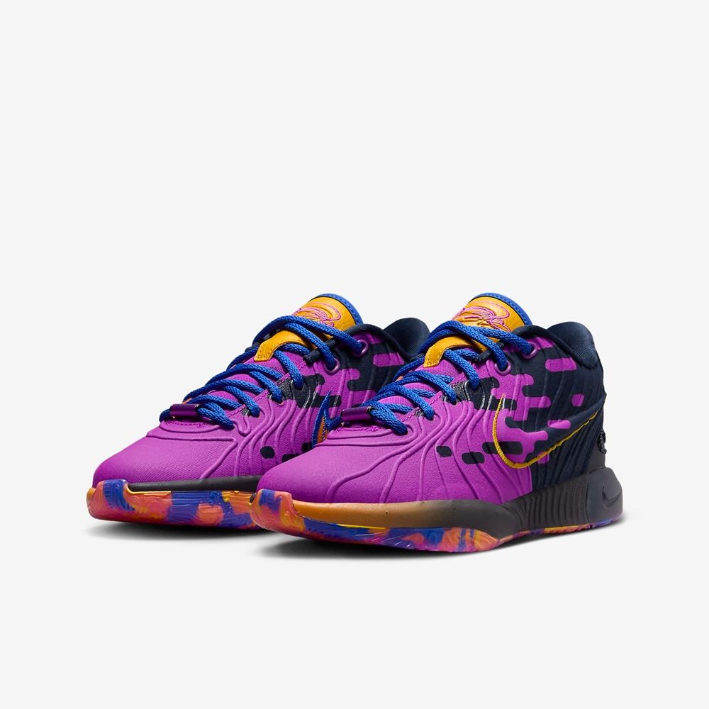  【NIKE】LEBRON XXI SE GS 童鞋 中童鞋 大童鞋 女鞋 籃球鞋 紫黑-FN5040500