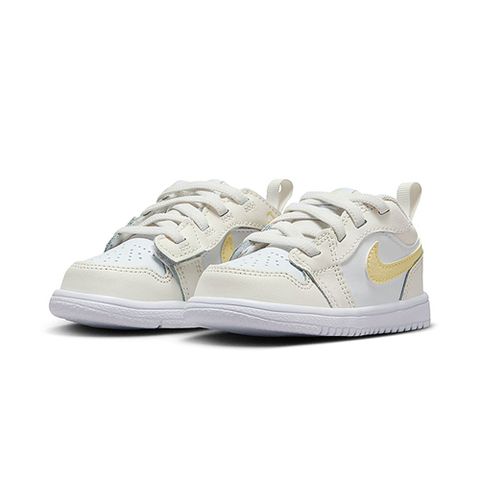 【NIKE】JORDAN 1 LOW ALT TD 童鞋 嬰幼鞋 籃球鞋 白黃-FN7398181