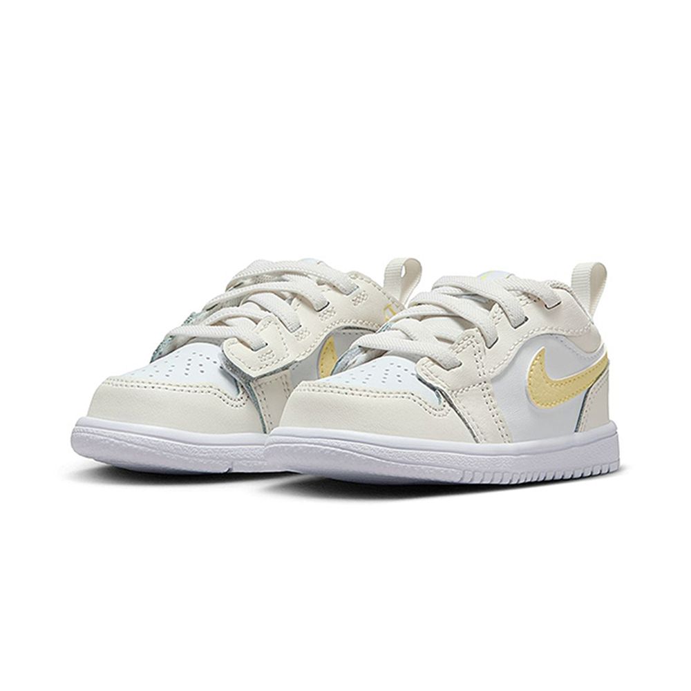  【NIKE】JORDAN 1 LOW ALT TD 童鞋 嬰幼鞋 籃球鞋 白黃-FN7398181