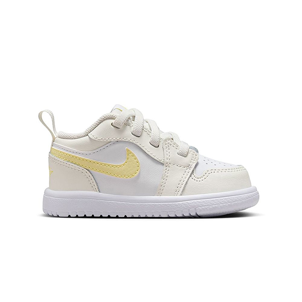  【NIKE】JORDAN 1 LOW ALT TD 童鞋 嬰幼鞋 籃球鞋 白黃-FN7398181