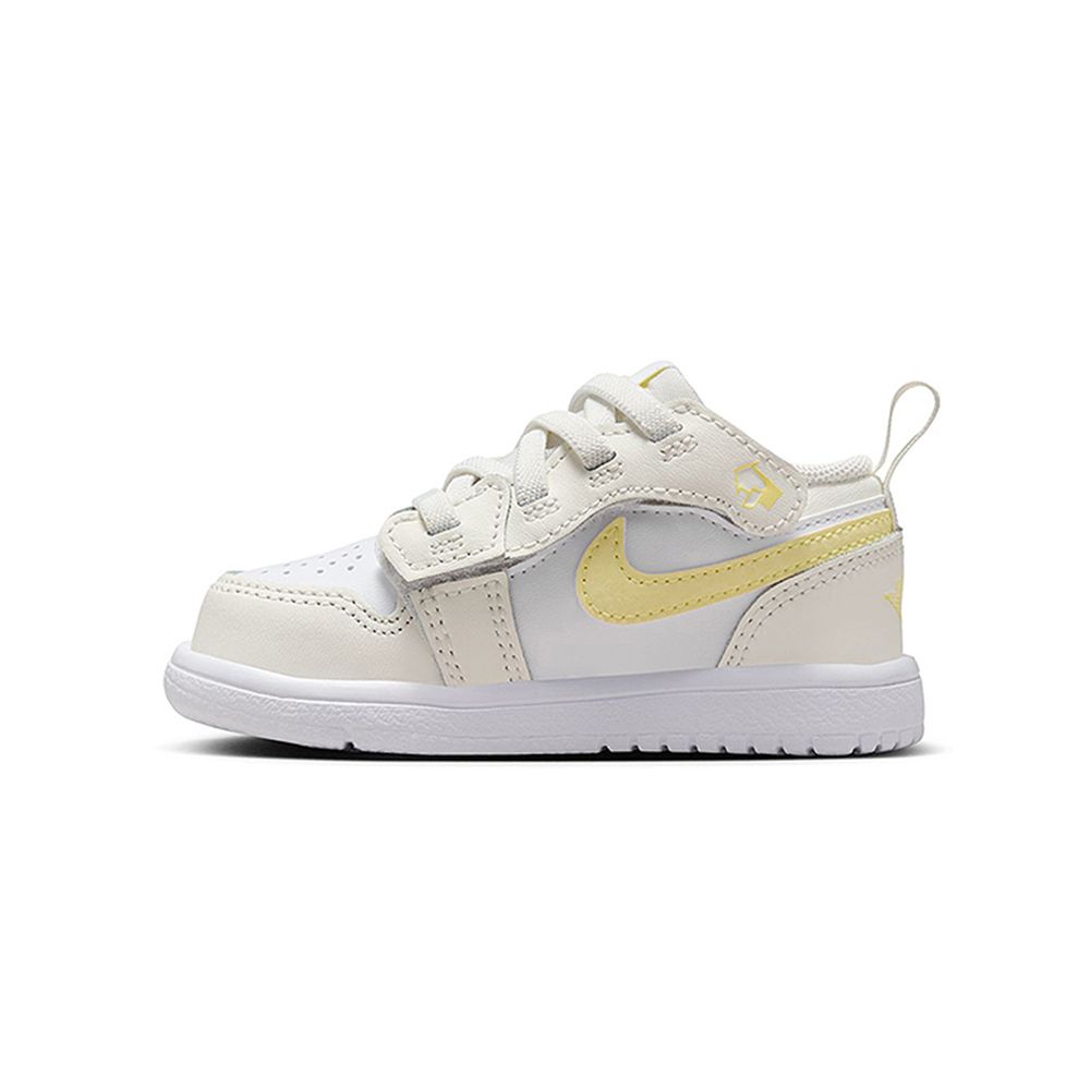  【NIKE】JORDAN 1 LOW ALT TD 童鞋 嬰幼鞋 籃球鞋 白黃-FN7398181