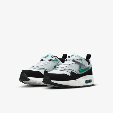 NIKE 耐吉 AIR MAX 1 EASYON (PS) 中大童鞋 休閒鞋 白 綠色-DZ3308108