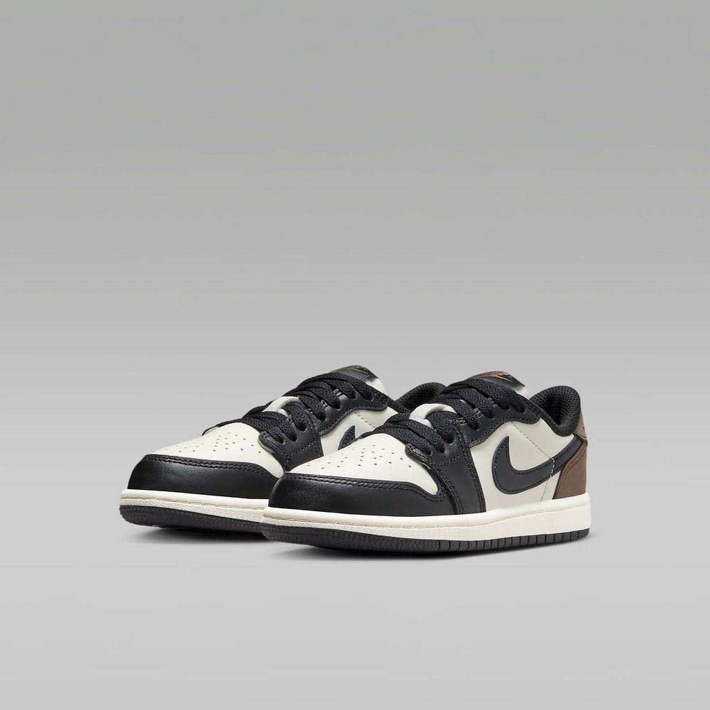 NIKE 耐吉 JORDAN 1 RETRO LOW OG (PS) 中大童鞋 籃球鞋 黑 摩卡色-FQ5436102