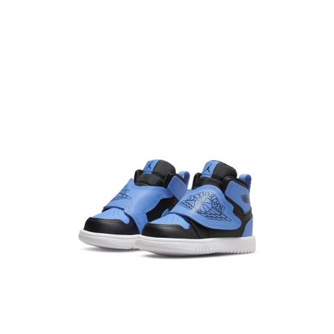 【NIKE】SKY JORDAN 1 (TD) 嬰幼童鞋 籃球鞋 黑藍 魔鬼氈 學步鞋-BQ7196041