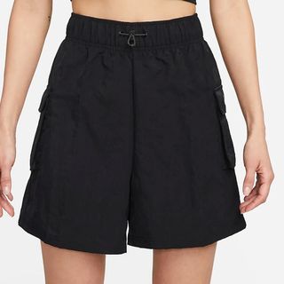 【NIKE】AS W NSW ESSNTL WVN HR SHORT 女 運動短褲-DM6248010