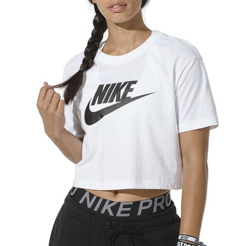 NIKE 耐吉 AS W NSW TEE ESSNTL CRP ICN FT 短袖上衣 女 白色-BV6176100