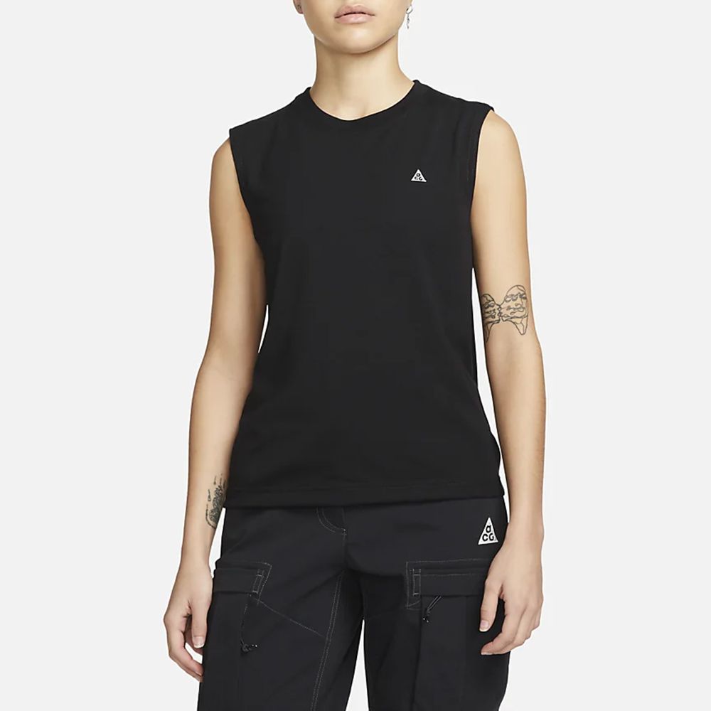 NIKE 耐吉 ASWACG DFADV GOAT ROCKS SLTANK 背心上衣 女 黑色-DO9272010