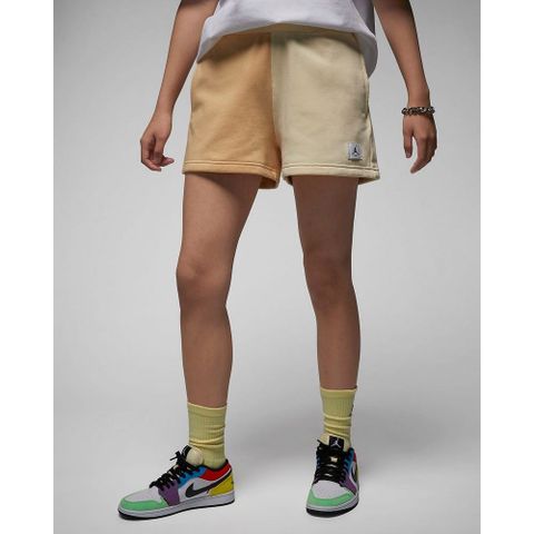 NIKE 耐吉 AS W J FLT FT SHORT 短褲 女 橘黃-DZ3367251