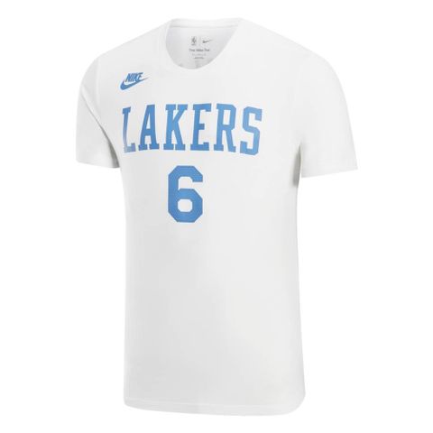 NIKE 耐吉 AS LAL M NK ES HWC NN TEE 短袖上衣 男 湖人隊 白色-DV6866106