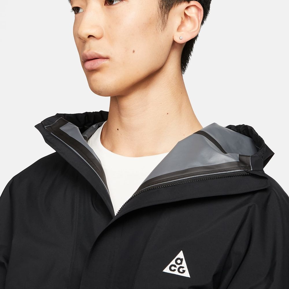 NIKE】AS M ACG SF CASCADE RAIN JKT 連帽外套男黑色-DV9416010