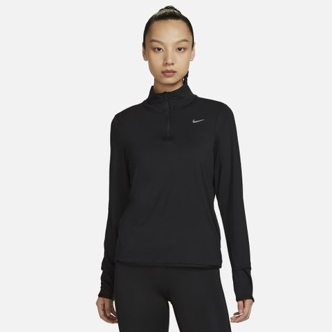 【NIKE】AS W NK SWIFT ELMNT DF UVHZTOP 女 拉鍊防曬跑步上衣-FB4317010