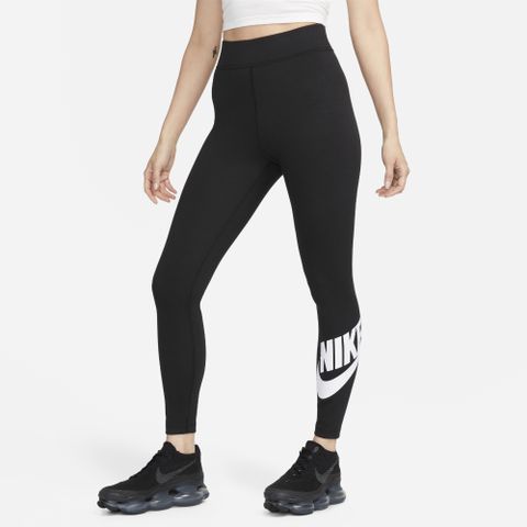 NIKE 耐吉 【NIKE】AS W NSW NK CLSC GX HR TIGHT F 女 休閒緊身褲 黑色-DV7792010