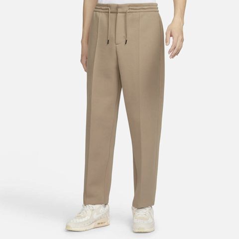 【NIKE】AS M NK TCH FLC TAILORED PANT 男 長褲 卡其-FB8164247