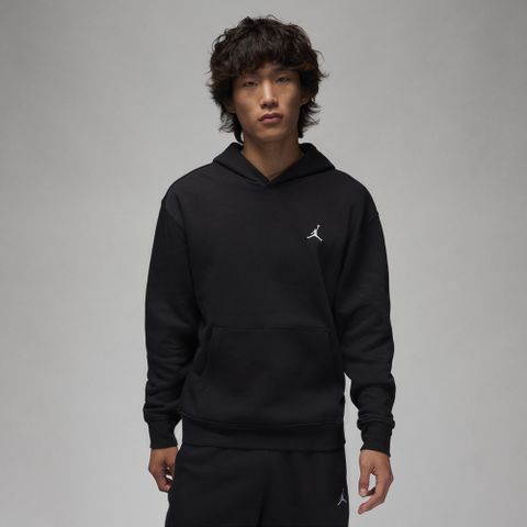 【NIKE】AS M J ESS FLC PO 男 連帽上衣 黑色-FJ7775010