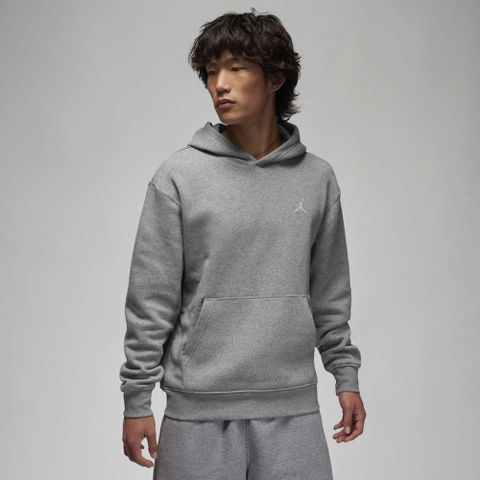 【NIKE】AS M J ESS FLC PO 男 連帽上衣 灰色-FJ7775091
