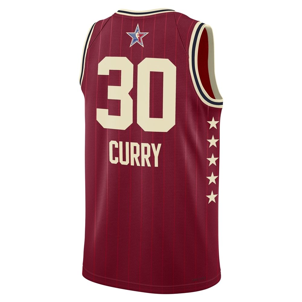 NIKE 耐吉 【NIKE】ASW MNK DF SWMN JSY T1 24 男 籃球背心 Stephen Curry 紅-FQ7732601