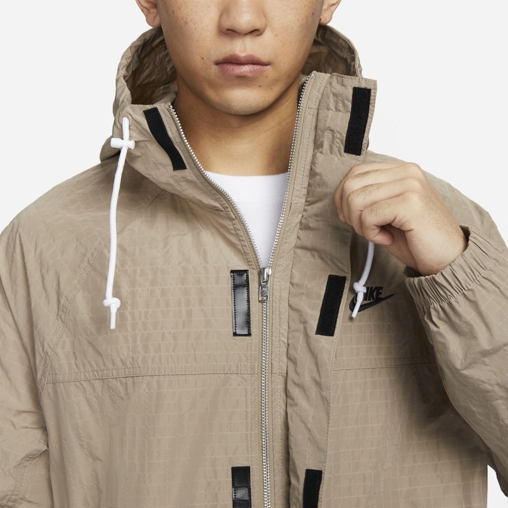 NIKE 耐吉 【NIKE】AS M NK CLUB BANDON JKT 男 連帽外套 淺卡其-FN3109247