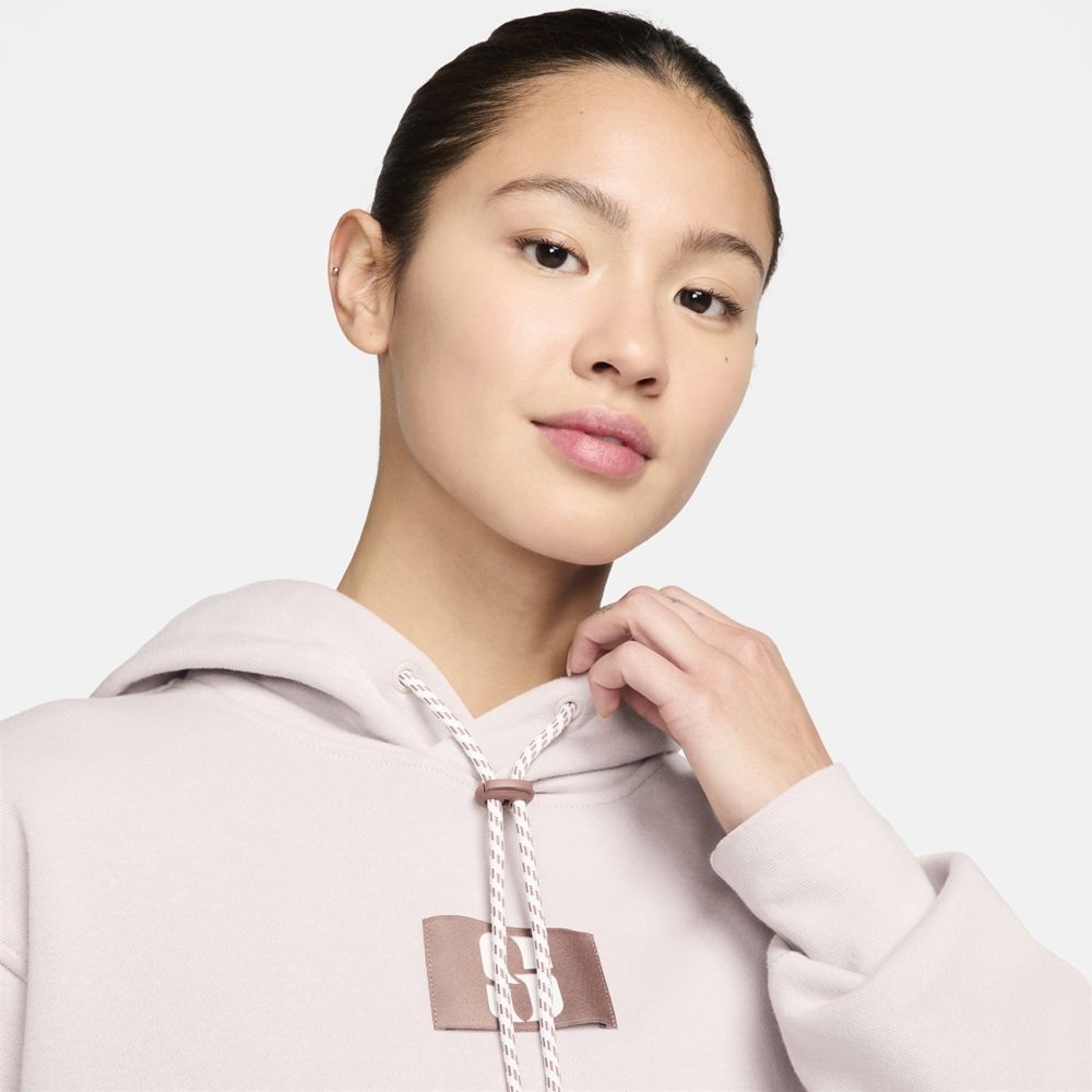 NIKE 耐吉 【NIKE】AS U NK SABRINA HOODIE 女 連帽上衣 粉紫-FJ4450019