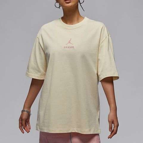 NIKE 耐吉 AS W J AIR GIRL TEE OS GCEL 女 短袖T恤-HJ3963113
