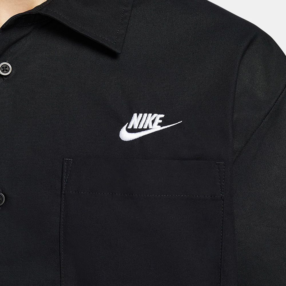 NIKE 耐吉AS M NK CLUB SS VENICE TOP 男牛津排扣上衣-FN3903010