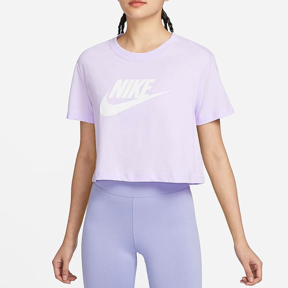 NIKE 耐吉 AS W NSW TEE ESSNTL CRP ICN FT 短袖上衣 女-BV6176511