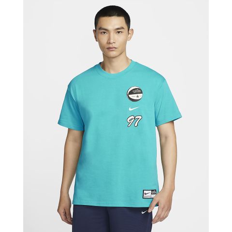 【NIKE】AS M NK TEE M90 SSNL EXP SU24 男 短袖上衣 綠-FV8395345