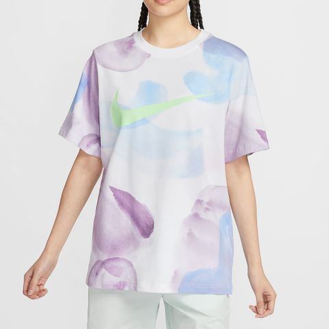 【NIKE】AS W NSW TEE ESSNTL AOP GCEL 女 短袖上衣 多色-HF6178100