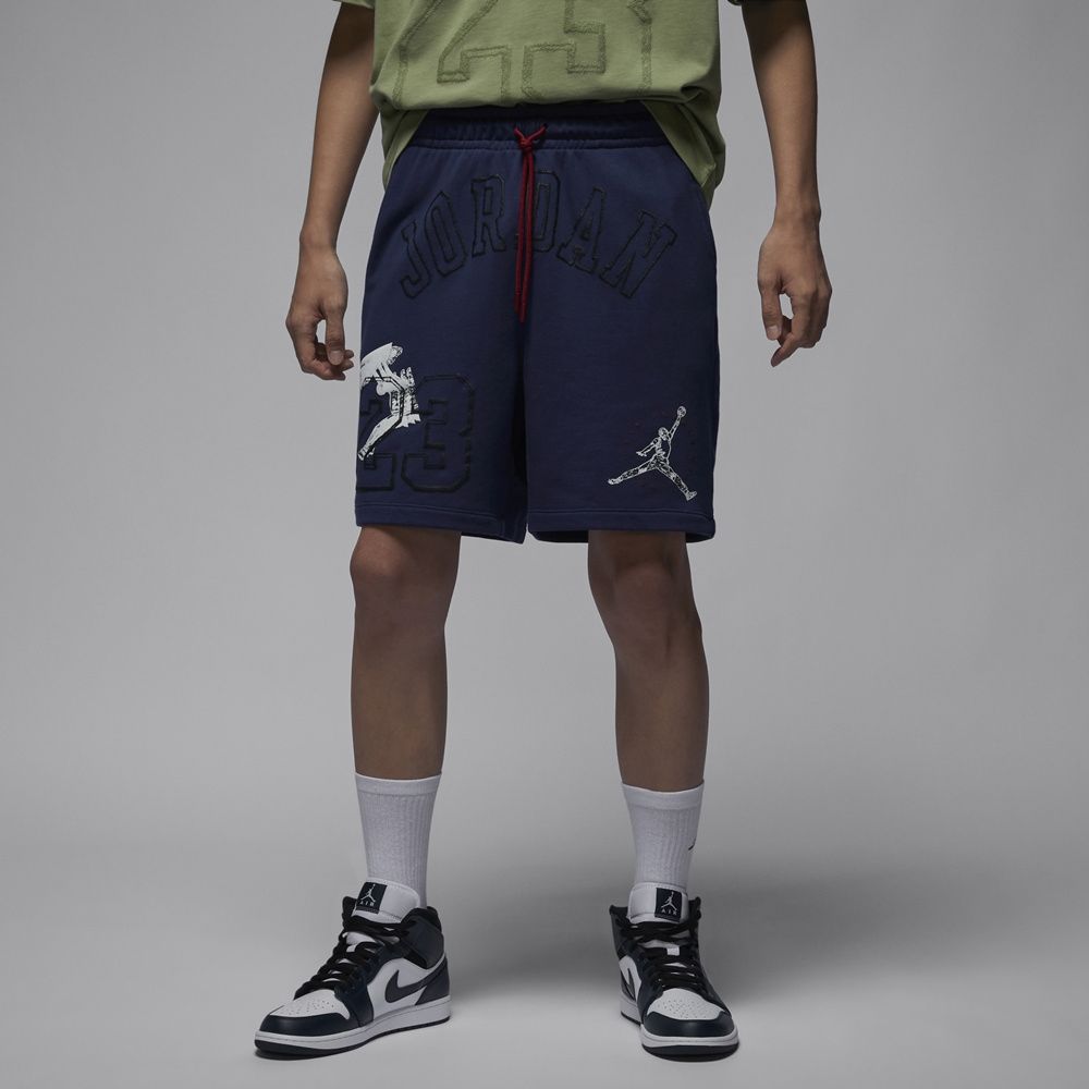  【NIKE】AS M J ESS FLC SHORT LB GEL 男 短褲 藍-HJ6543410