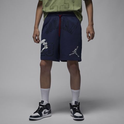 【NIKE】AS M J ESS FLC SHORT LB GEL 男 短褲 藍-HJ6543410