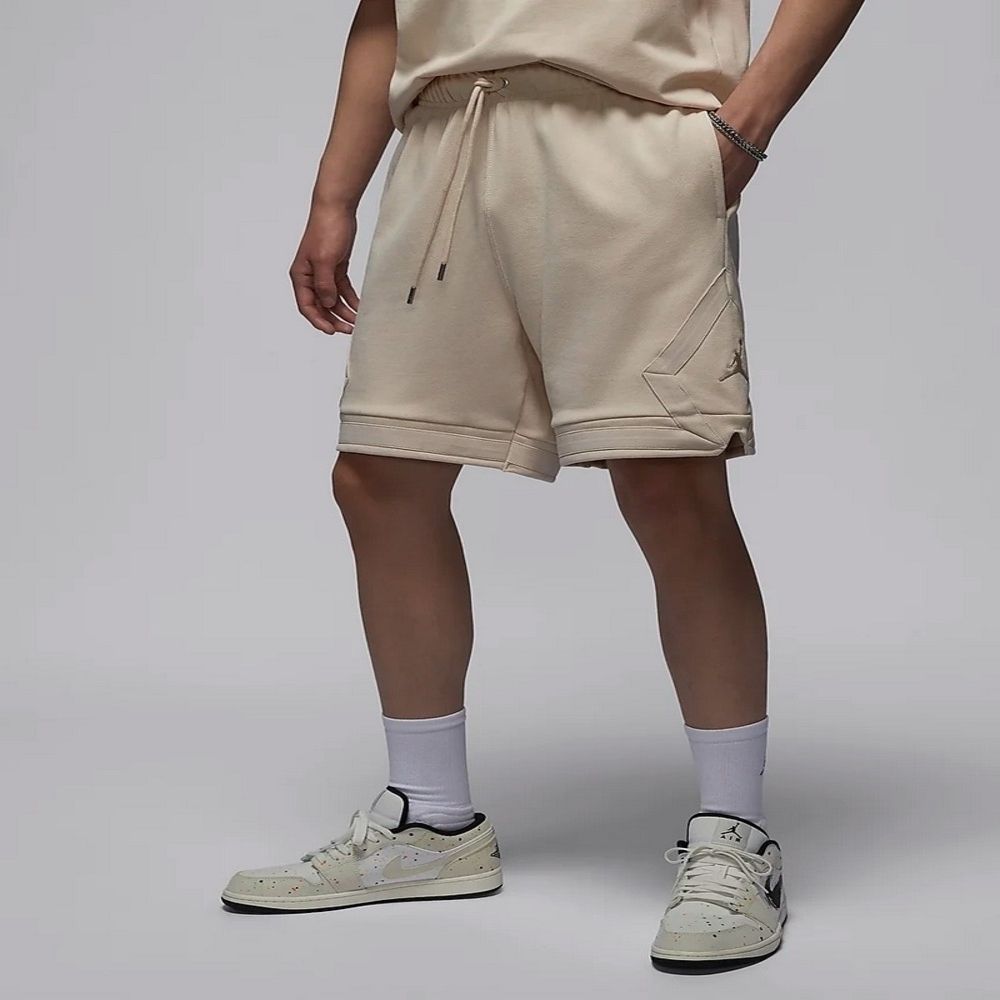  【NIKE】AS M J ESS STMT FLC SHORT 男 短褲 卡其-DQ7473203