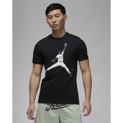 【NIKE】AS M J FLT MVP SS CREW 男 短袖上衣 黑-FN5991010